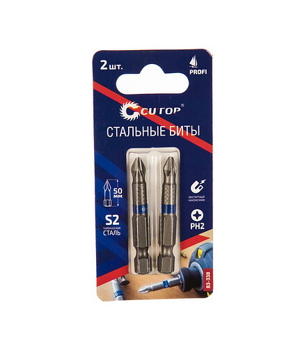 Бита CUTOP PH2 50мм 2шт/уп. 438x503 в Материке - Вариант 3