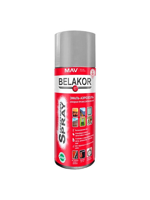 Эмаль аэроз. BELAKOR17 алкид. RAL7001 глянцевая, 520мл 495x660 Эмаль аэроз. BELAKOR17 алкид. RAL7001 глянцевая, 520мл 495x660 в Материке