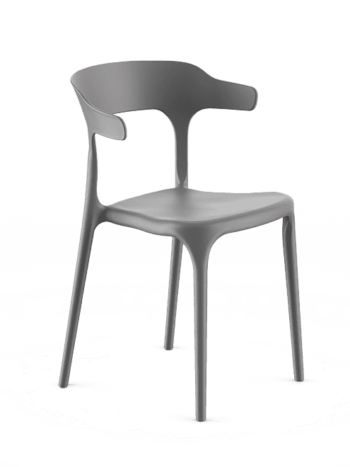 Стул ENOVA (48x44x78см) пластик серый PP0002NG4 495x660 Стул ENOVA (48x44x78см) пластик серый PP0002NG4 495x660 в Материке