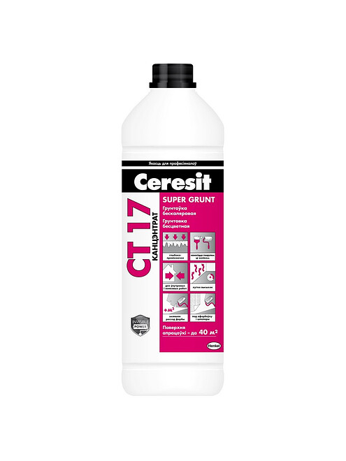 Грунтовка CERESIT CT 17 Super Grunt концентрат бесцветный, 2л 495x660 Грунтовка CERESIT CT 17 Super Grunt концентрат бесцветный, 2л 495x660 в Материке