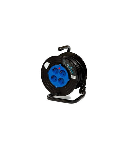 Удлинитель на катушке ELECTRALINE 49023 4роз. 30м 3х1 438x503 в Материке