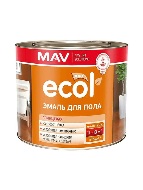 Эмаль ПФ-266 Ecol для пола золотисто-коричневая, 2кг 495x660 Эмаль ПФ-266 Ecol для пола золотисто-коричневая, 2кг 495x660 в Материке