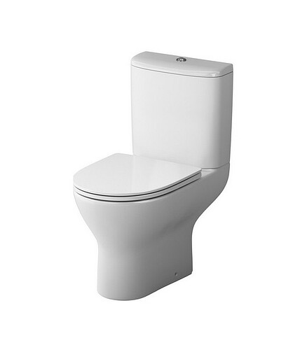 Унитаз-компакт LUNA DX46C8600SC FlashClean с сиденьем Duroplast Soft-Close 438x503 в Материке