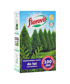 Удобрение для туй FLOROVIT длительного действия 100 дней, в гранулах (1кг)