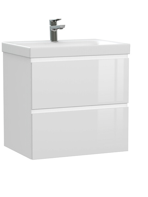 Тумба MODUO 80 подвесная белая 495x660 Тумба MODUO 80 подвесная белая 495x660 в Материке