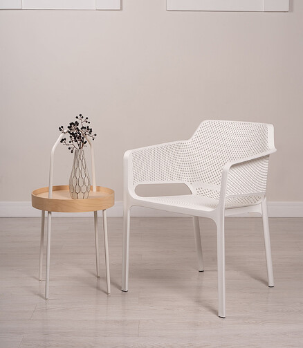 Стул EVER (60x57x80) пластик белый PP0008W4 438x503 в Материке - Вариант 3