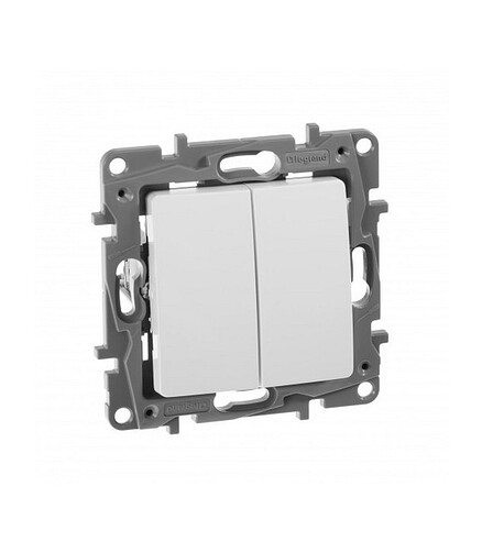 Выключатель Legrand ETIKA 672202 2кл. белый 438x503 в Материке - Вариант 2