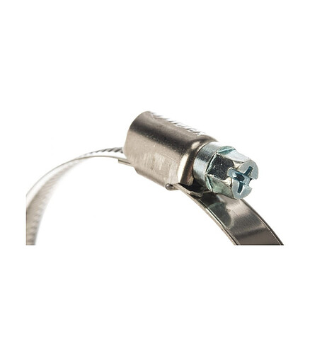 Хомут стальной червячный TOPEX 70-90/9 438x503 в Материке - Вариант 3