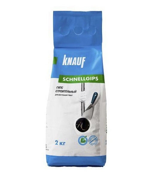 Гипс KNAUF Шнельгипс, 2кг 495x660 Гипс KNAUF Шнельгипс, 2кг 495x660 в Материке