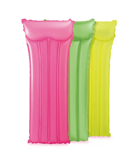 Матрас д/плавания надувной INTEX (183х76см) в асорт. до 100кг арт.59717EU 438x503 в Материке