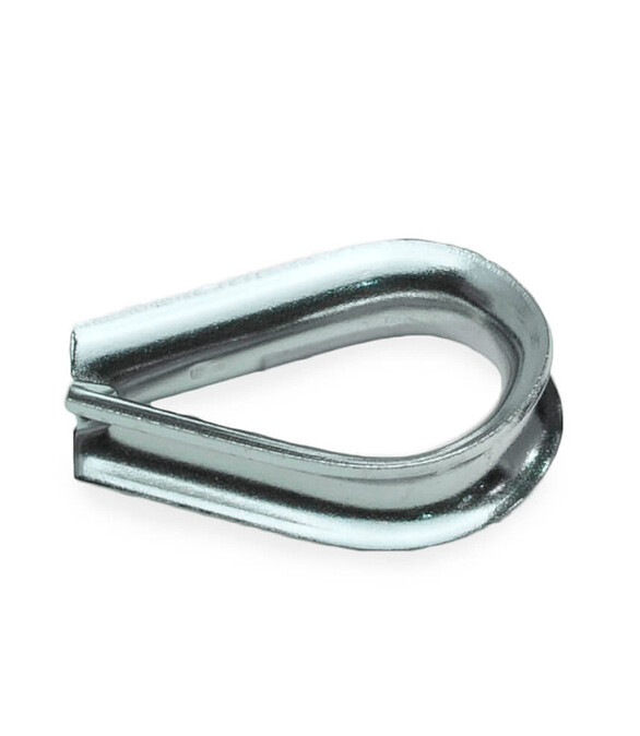 Коуш для канатов М4, DIN6899, НЕРЖ. СТАЛЬ А4 (с этик./1шт) 586x674 в Материке