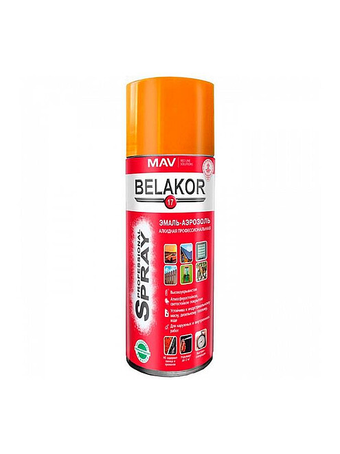 Эмаль аэроз. BELAKOR17 алкид. RAL2008 глянцевая, 520мл 495x660 Эмаль аэроз. BELAKOR17 алкид. RAL2008 глянцевая, 520мл 495x660 в Материке