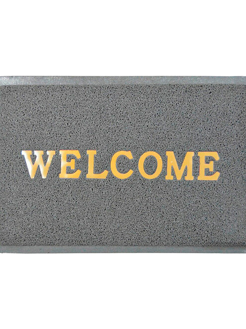 Коврик придверный WELCOME серый 40*60 495x660 Коврик придверный WELCOME серый 40*60 495x660 в Материке