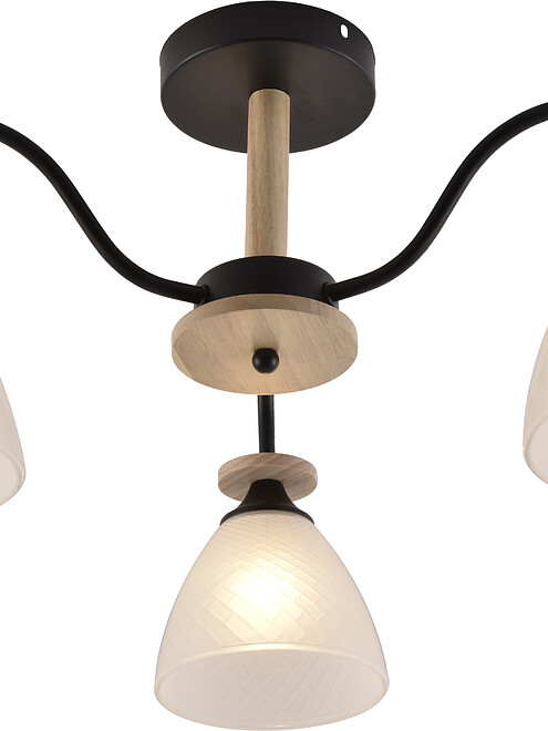Светильник потолочный MH-1503/3 BK+WOOD 495x660 Светильник потолочный MH-1503/3 BK+WOOD 495x660 в Материке