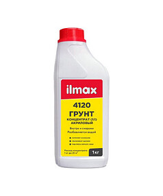 Грунт ILMAX 4120 концентрат (1:1) укрепляющий, 1кг 238x286 в Материке