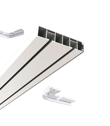 Карниз потол. TOP SYSTEM-SET B 2р 150см 438x503 в Материке