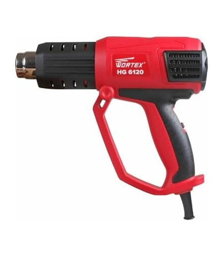 Фен строительный WORTEX HG6120TK 2000Вт 50/450/600° 438x503 в Материке