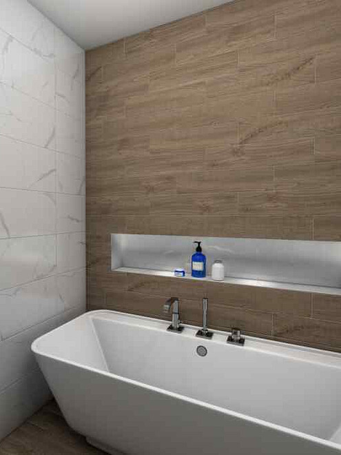 Плитка Beryoza Ceramica STATUARIO 30х60см 1,62м2 цвет белый декор 495x660 Плитка Beryoza Ceramica STATUARIO 30х60см 1,62м2 цвет белый декор 495x660 в Материке