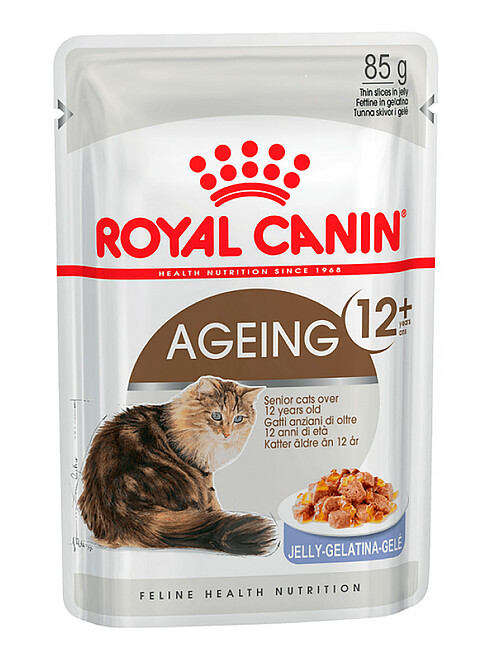 Корм для кошек Royal Canin Ageing+12 кусочки в желе (85г) 495x660 Корм для кошек Royal Canin Ageing+12 кусочки в желе (85г) 495x660 в Материке