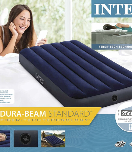 Матрас надувной INTEX (191х99см) Classic Downy арт.64757 438x503 в Материке - Вариант 4