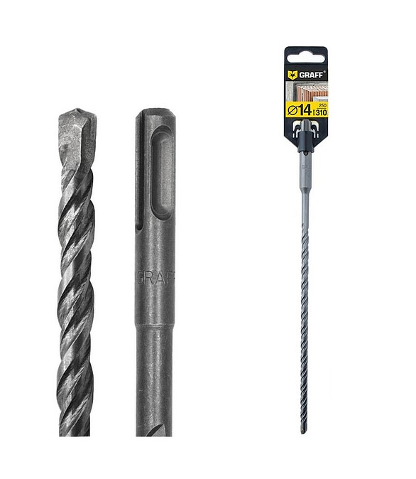Сверло SDS+ GRAFF 14х250х310мм 586x674 Сверло SDS+ GRAFF 14х250х310мм 586x674 в Материке