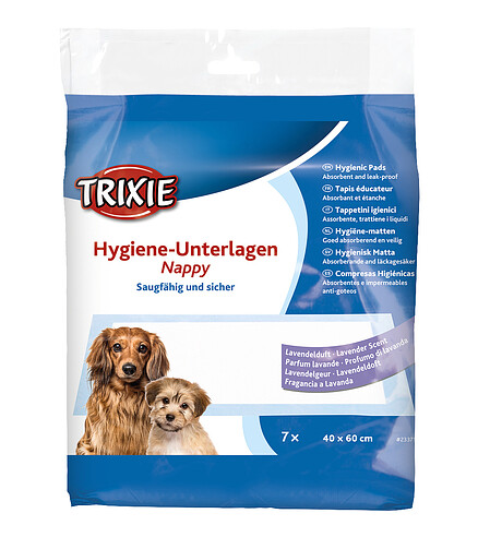 Пеленки TRIXIE для приучения животного к месту, лаванда 40*60см (уп=7шт) 438x503 в Материке