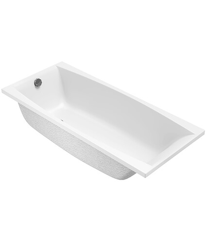 Ванна акриловая прямоугольная VIRGO 180x80см без ножек 438x503 в Материке - Вариант 2