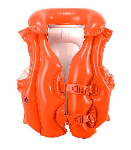 Жилет д/плавания надувной INTEX (50х47см) 3-6лет арт.58671EU 438x503 в Материке