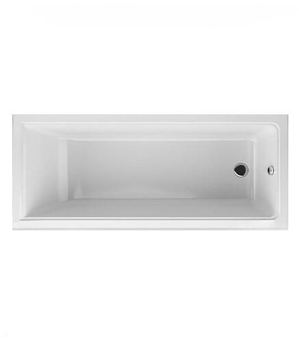 Ванна акриловая прямоугольная ALBA SPA GAMMA 150х70см без ножек 438x503 в Материке