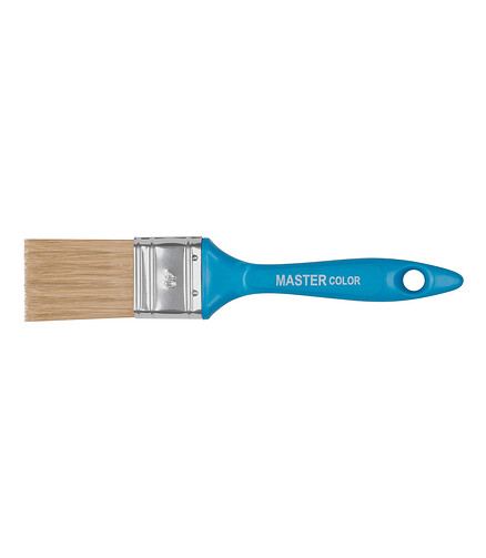Кисть флейцевая MASTER COLOR 0202 40мм д/водных красок и лаков 438x503 в Материке