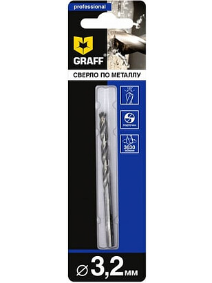 Сверло по металлу GRAFF 3,2мм 238x286 в Материке - Вариант 2