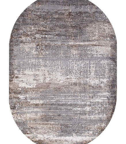 Ковер ARMINA 04050C Grey/Brown 200*290, овал 438x503 в Материке