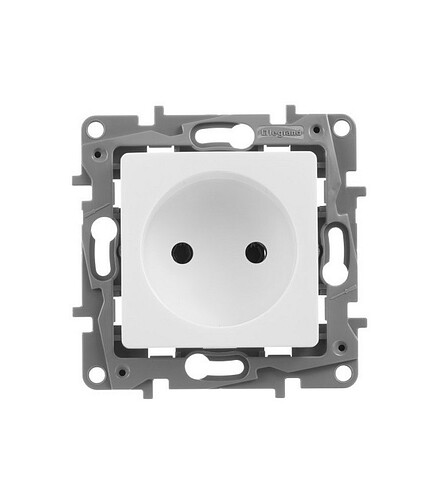Розетка Legrand ETIKA 672220 1мест. белый 438x503 в Материке