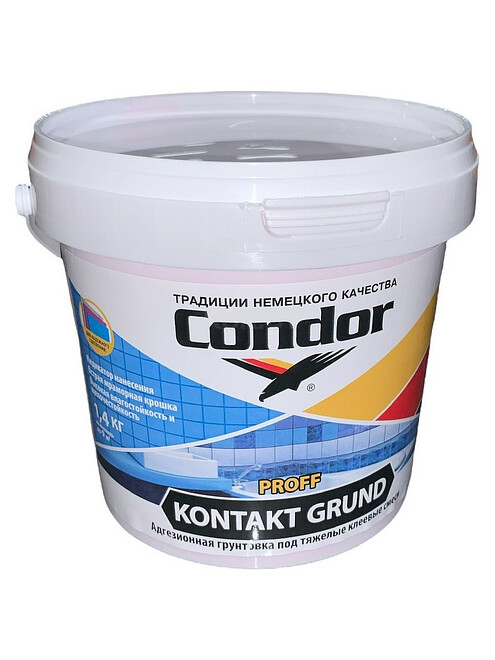 Грунтовка Condor Kontakt Grund, 1,4кг 495x660 Грунтовка Condor Kontakt Grund, 1,4кг 495x660 в Материке