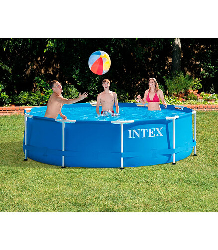 Бассейн каркасный INTEX (305х76см) фильтр-насос арт.28202NP 438x503 в Материке - Вариант 3