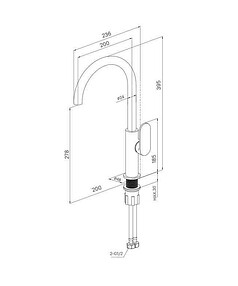 Смеситель MEAL M01SBJHM05 (для кухни) 238x286 в Материке - Вариант 2