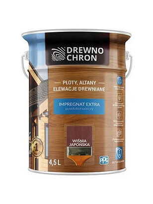 Пропитка DREWNOCHRON IMPREGNAT EXTRA вишня японская, 4,5л 238x286 в Материке