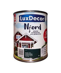 Краска LuxDecor Njord антисептик д/древесины Исландская долина 0,75л