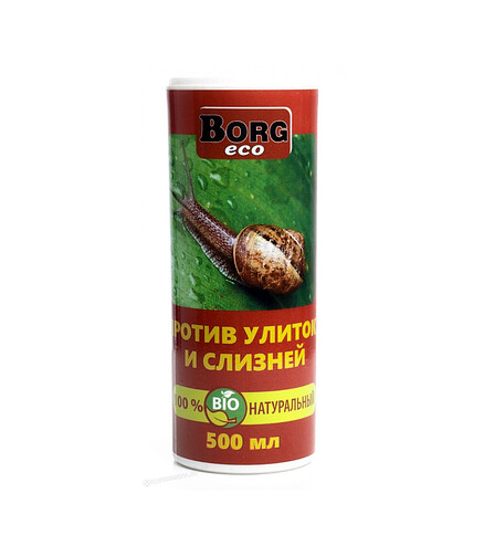 Средство Порошок от улиток и слизней Borg ECO (500мл) 438x503 в Материке