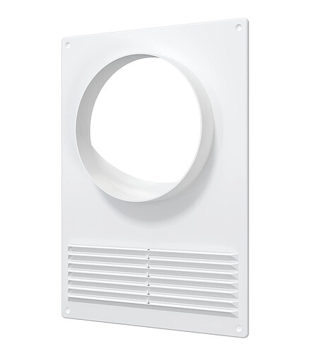 Площадка торцевая ERA 120ПТПР фланец d120 180х250мм 438x503 в Материке