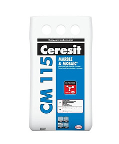 Клей CERESIT CM115 д/мозаики белый 5кг