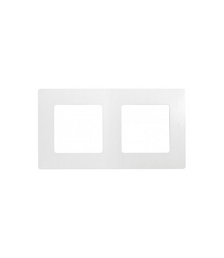 Рамка Legrand ETIKA 672502 2мест. белый 438x503 в Материке