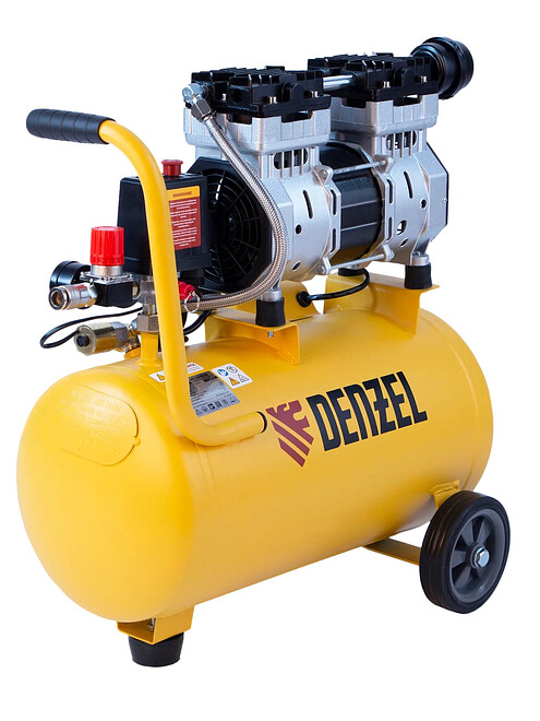 Компрессор безмасляный DENZEL DLS950/24 0.95кВт 24л 165л/мин 495x660 Компрессор безмасляный DENZEL DLS950/24 0.95кВт 24л 165л/мин 495x660 в Материке