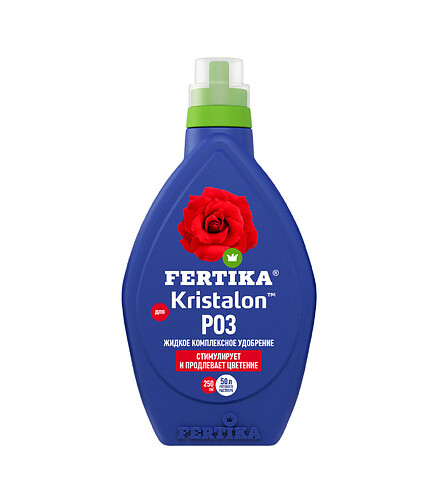 Удобрение FERTIKA Кристалон для роз, минеральное (250мл) 438x503 в Материке
