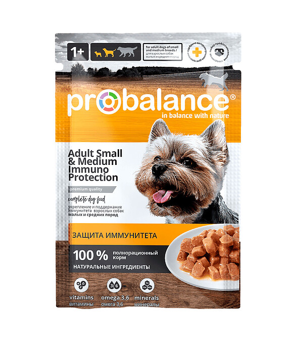 Корм для собак ProBalance Adult Small&Medium (85г) 586x674 Корм для собак ProBalance Adult Small&Medium (85г) 586x674 в Материке