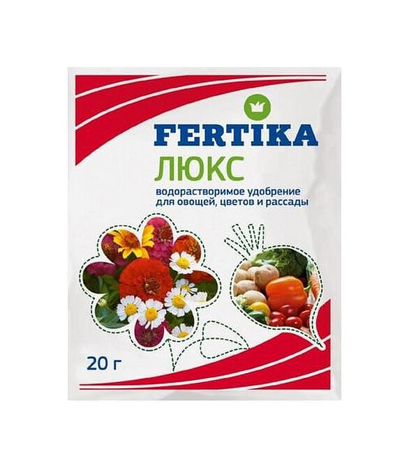 Удобрение FERTIKA минеральное "ЛЮКС КРИСТАЛЛИЧЕСКИЙ" (20г) 586x674 Удобрение FERTIKA минеральное "ЛЮКС КРИСТАЛЛИЧЕСКИЙ" (20г) 586x674 в Материке