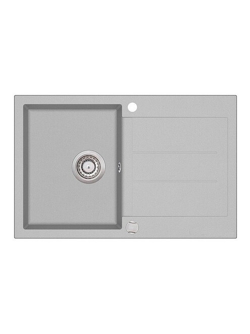 Мойка TESA SQT101-220AW 780х500мм гранит-аргент с вып.полуавтомат 495x660 Мойка TESA SQT101-220AW 780х500мм гранит-аргент с вып.полуавтомат 495x660 в Материке