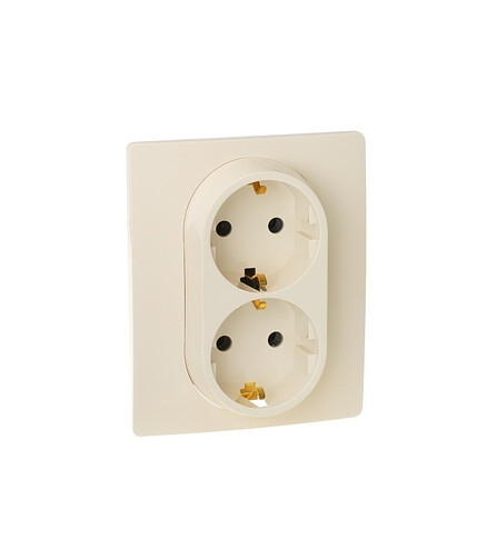 Розетка Legrand ETIKA 672323 2мест. с/з сл.кость 438x503 в Материке - Вариант 2