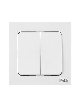 Выключатель Bylectrica ASTRUM 2кл. IP44 238x286 в Материке