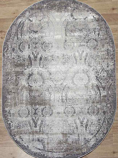 Ковер ARMINA 03801A Grey/Brown 200*290, овал 495x660 Ковер ARMINA 03801A Grey/Brown 200*290, овал 495x660 в Материке